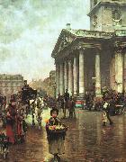 William Logsdail St.Martin in the Fields oil on canvas